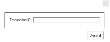 Transaction ID Input