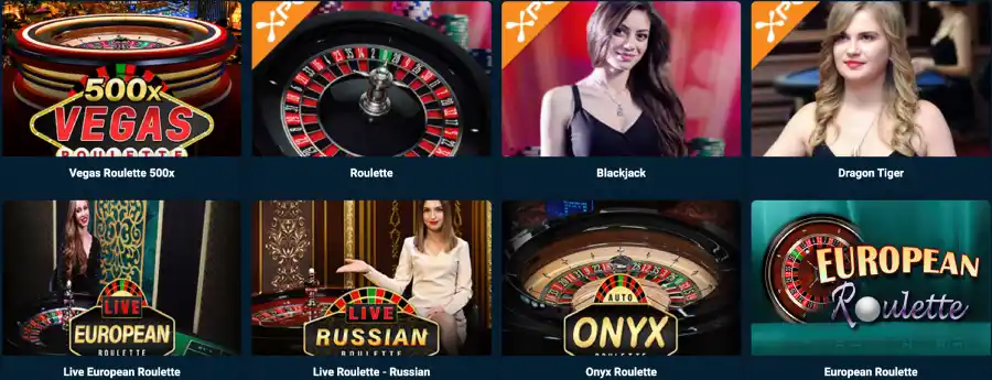 Rolletto games with live dealers