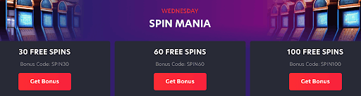 1Red free spins
